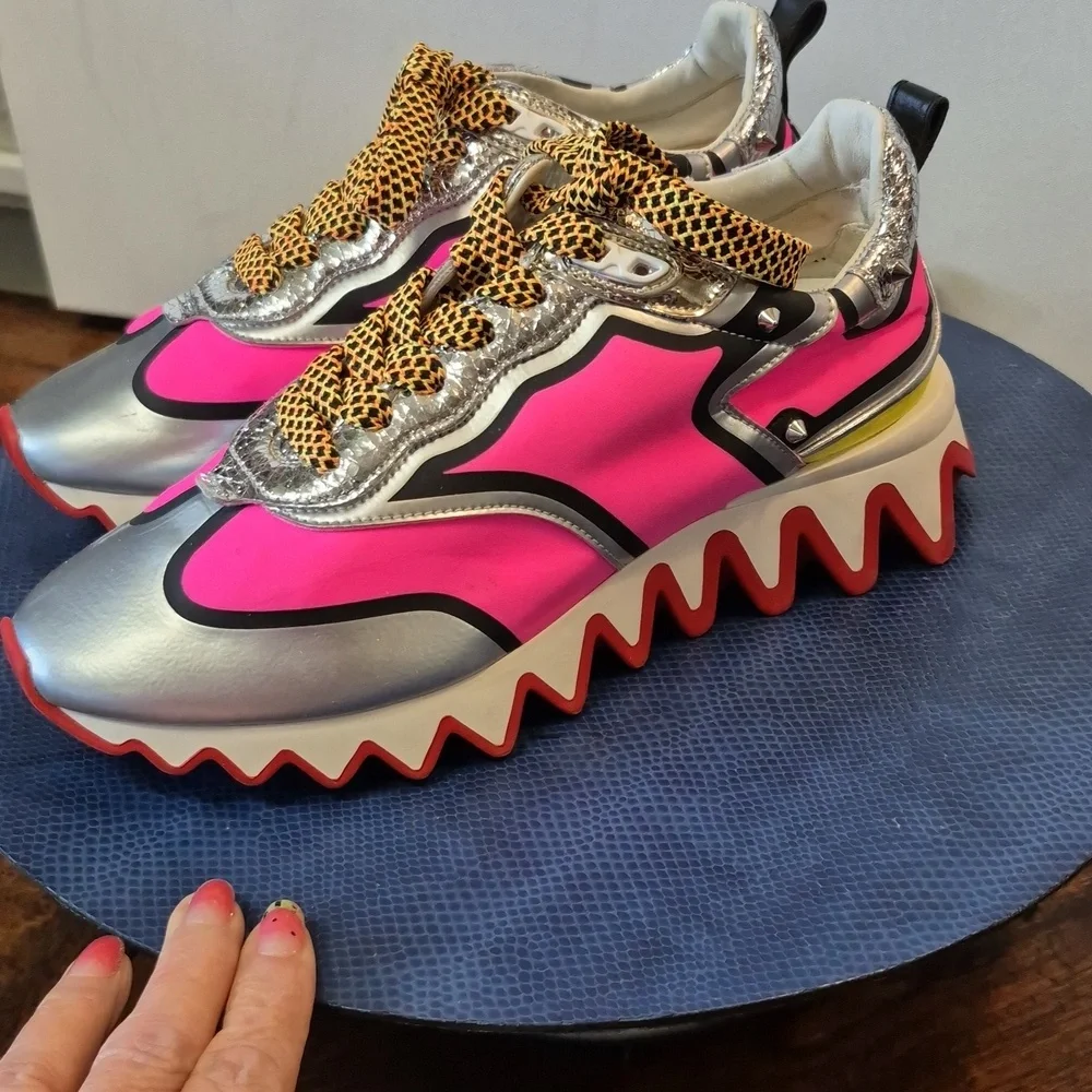 Christian Louboutin Sharkina Sneaker Neo SP Star Version Multi Color (#1640) - Picture 4 of 17